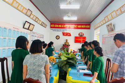 vừa qua chi bộ trường mầm non Ea Rốk đã tổ chức đại hội chi bộ lần thứ VIII nhiệm kỳ 2025-2027. Buổi đại hội diễn ra thành công  và tốt đẹp